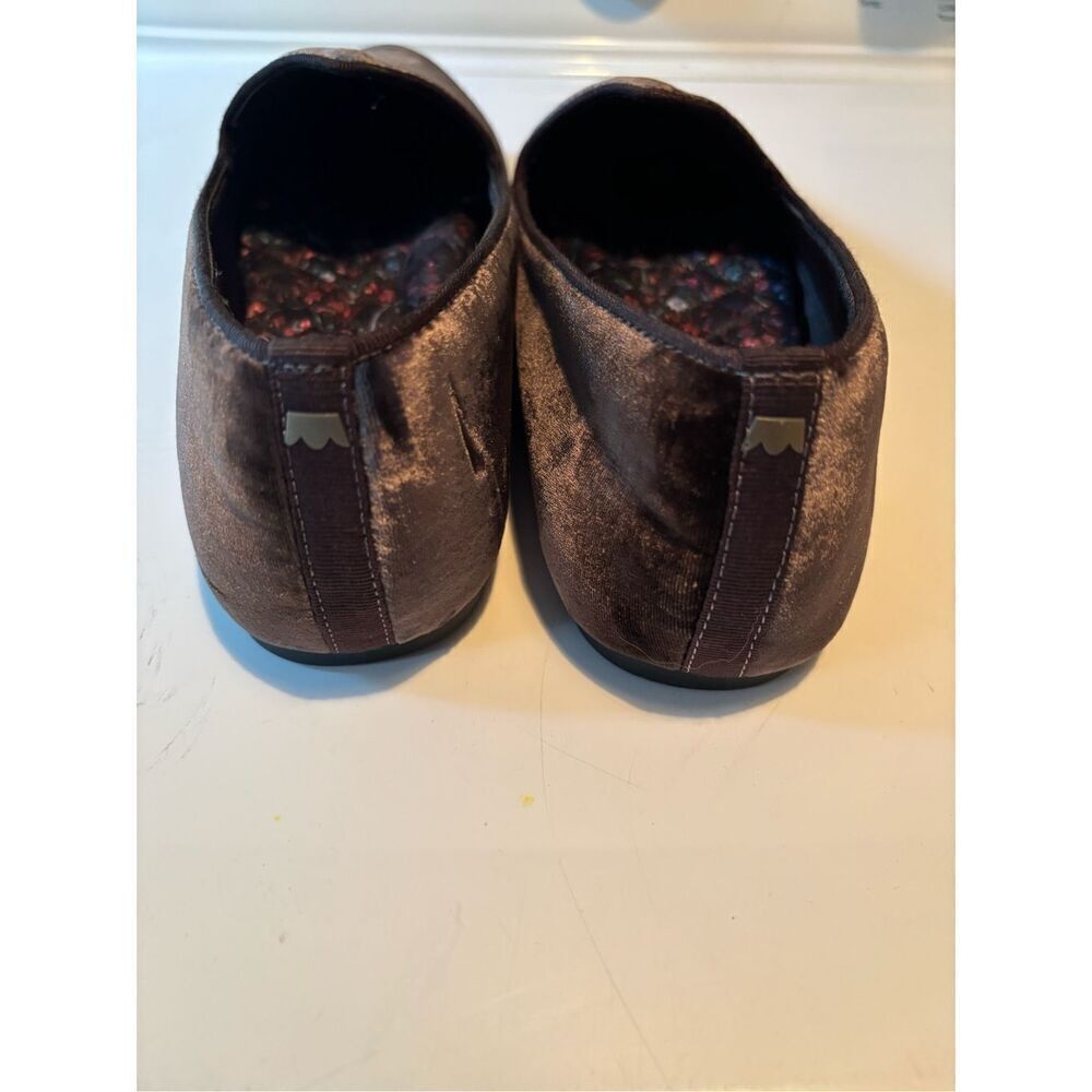 Birdies The Heron Gray Velvet Flats (Sz 10) — image 3 of 5